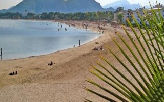 海边的沙滩都是不是黄色的，海边沙滩并不都是黄色的