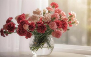 康乃馨的颜色，主要有红色、白色、粉红色等6种色彩