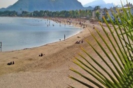 海边的沙滩都是不是黄色的，海边沙滩并不都是黄色的