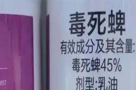 毒死蜱的主要灭杀对象，效果不是非常好