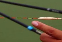 用手竿垂钓鲢鳙如何调漂，先重铅找底、再修剪铅皮直至浮漂露出1-2目