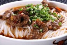 湖南津市的特产，津市牛肉粉是地方特色