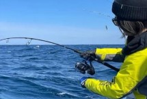 海钓的常用钓法，一般用海竿