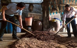 一斤高粱出多少酒，一般可以酿出白酒320g